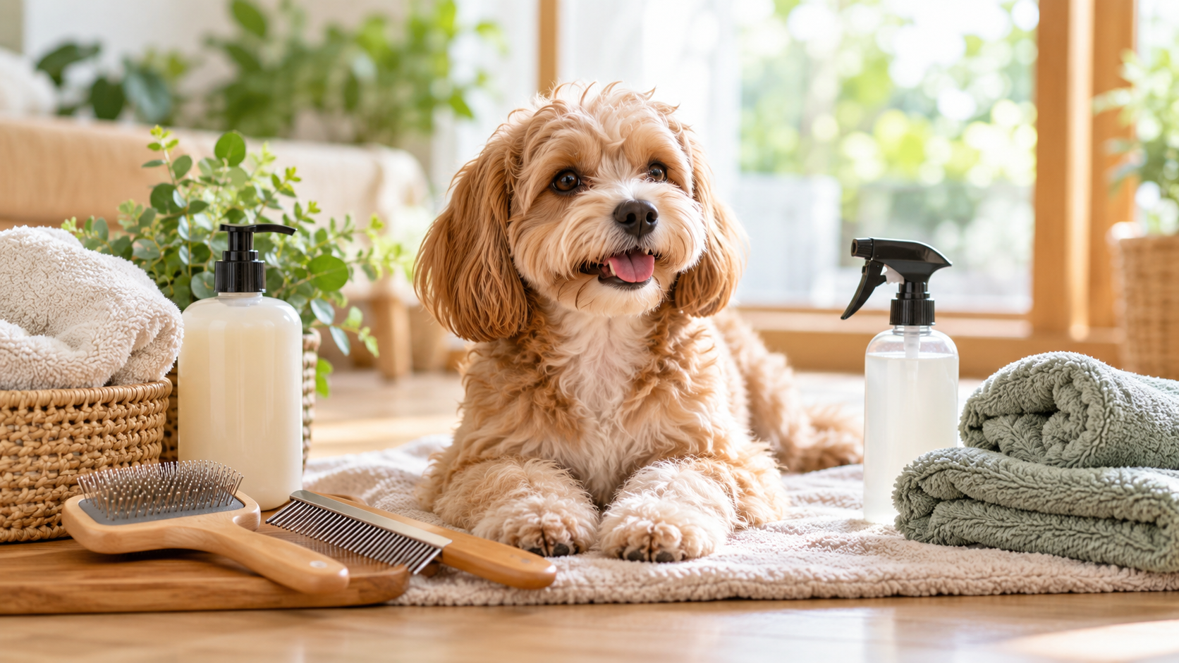 犬の自宅グルーミングに使う基本的な用品