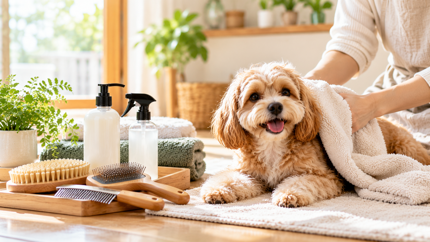 犬のグルーミングを効率よく行うための用品